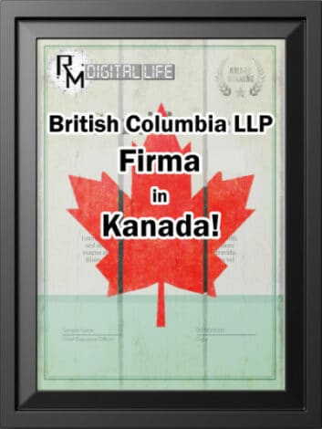 Zertifikat einer Kanada LLP